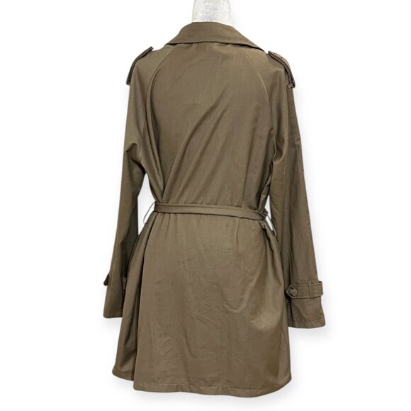 NWT Lioness Trencherous Trench Coat Beige XL Classic Double-Breasted Belted - Picture 2 of 9